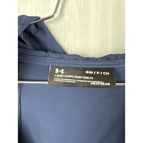 Under Armour Blue Half Zip Cal Bears Hooded Jacket Pullover Womens Small - Picture 7 of 9